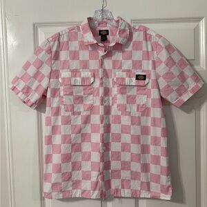 M Dickies checkered button up